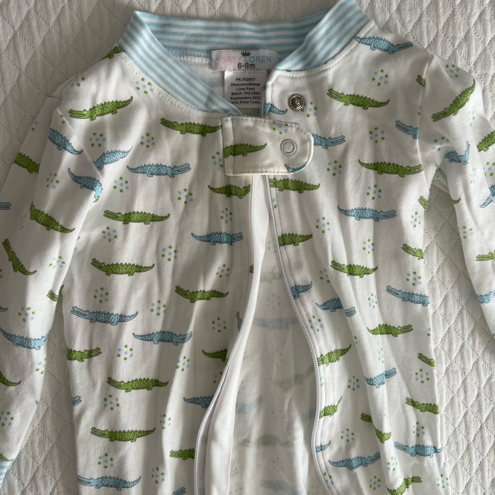 Footed Baby Zipper Sleeper Baby Loren